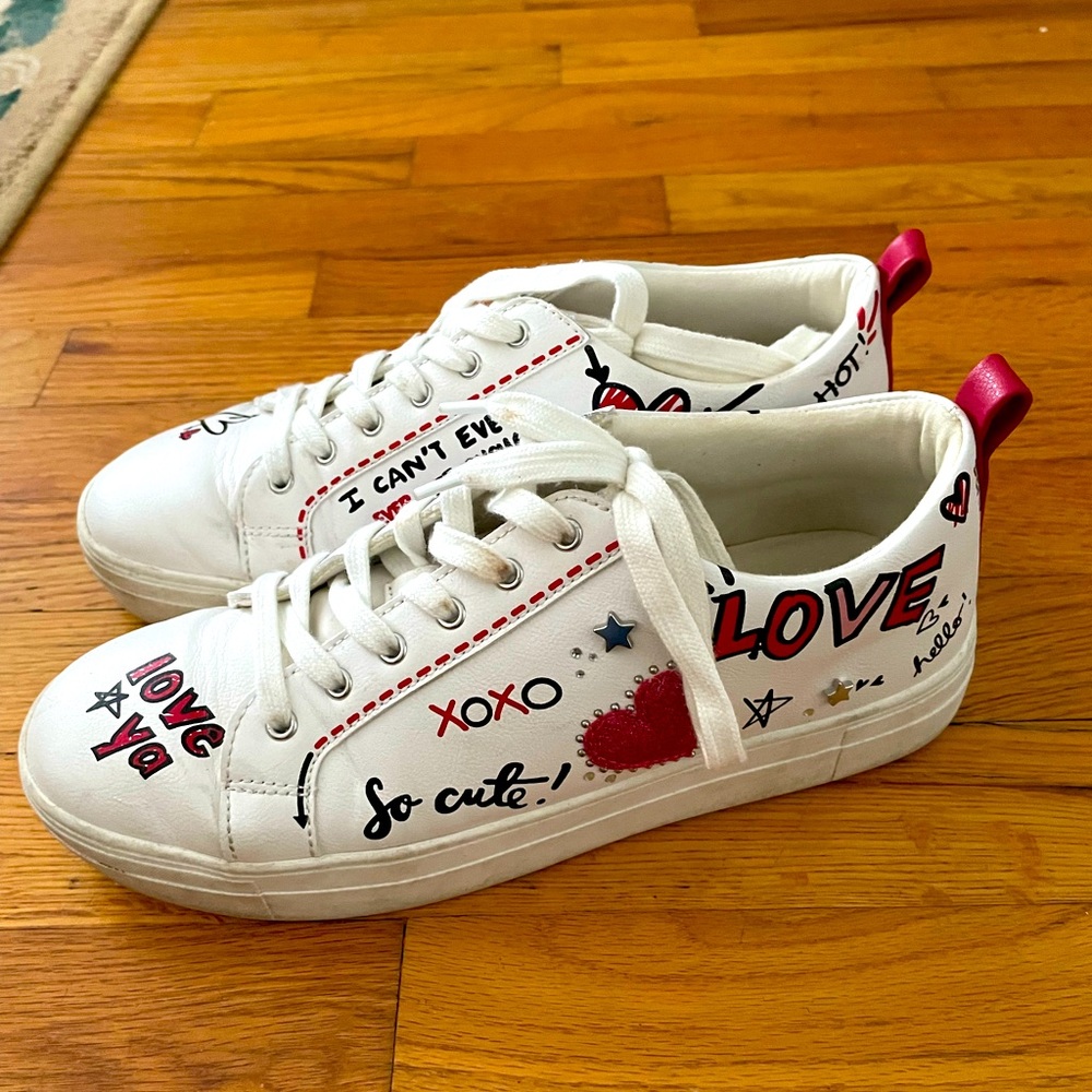 Aldo Woman white sneakers size 8